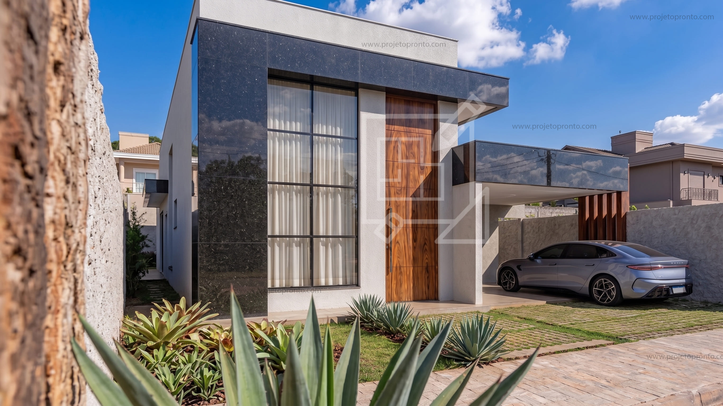 fachada casa moderna