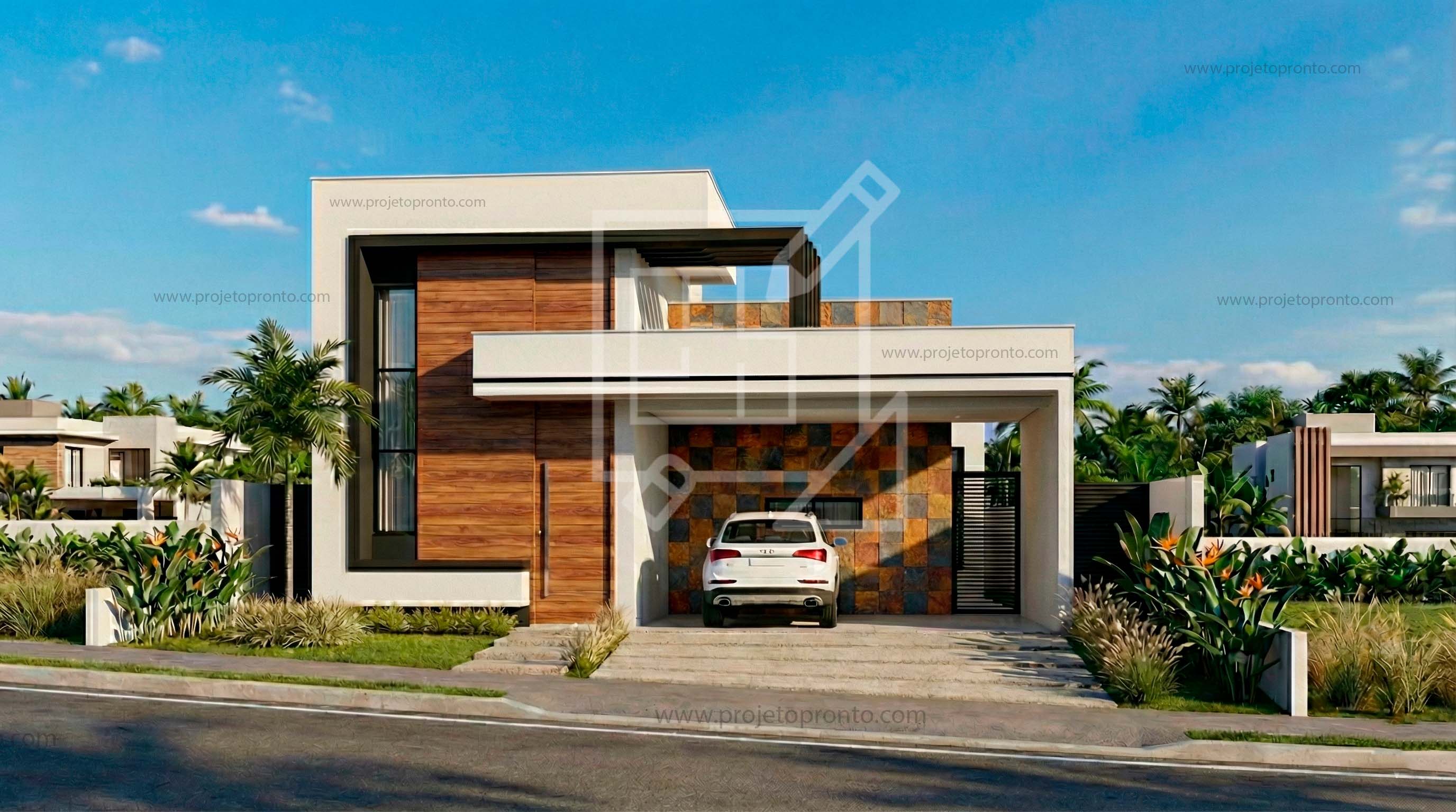 projeto casa alto padrão