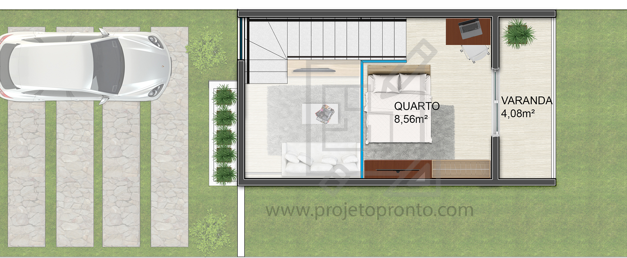 projeto pronto loft