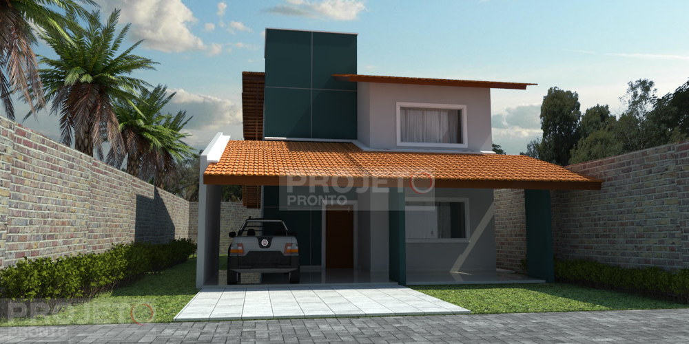 Projeto Pronto Casa Duplex 2 Quartos P02