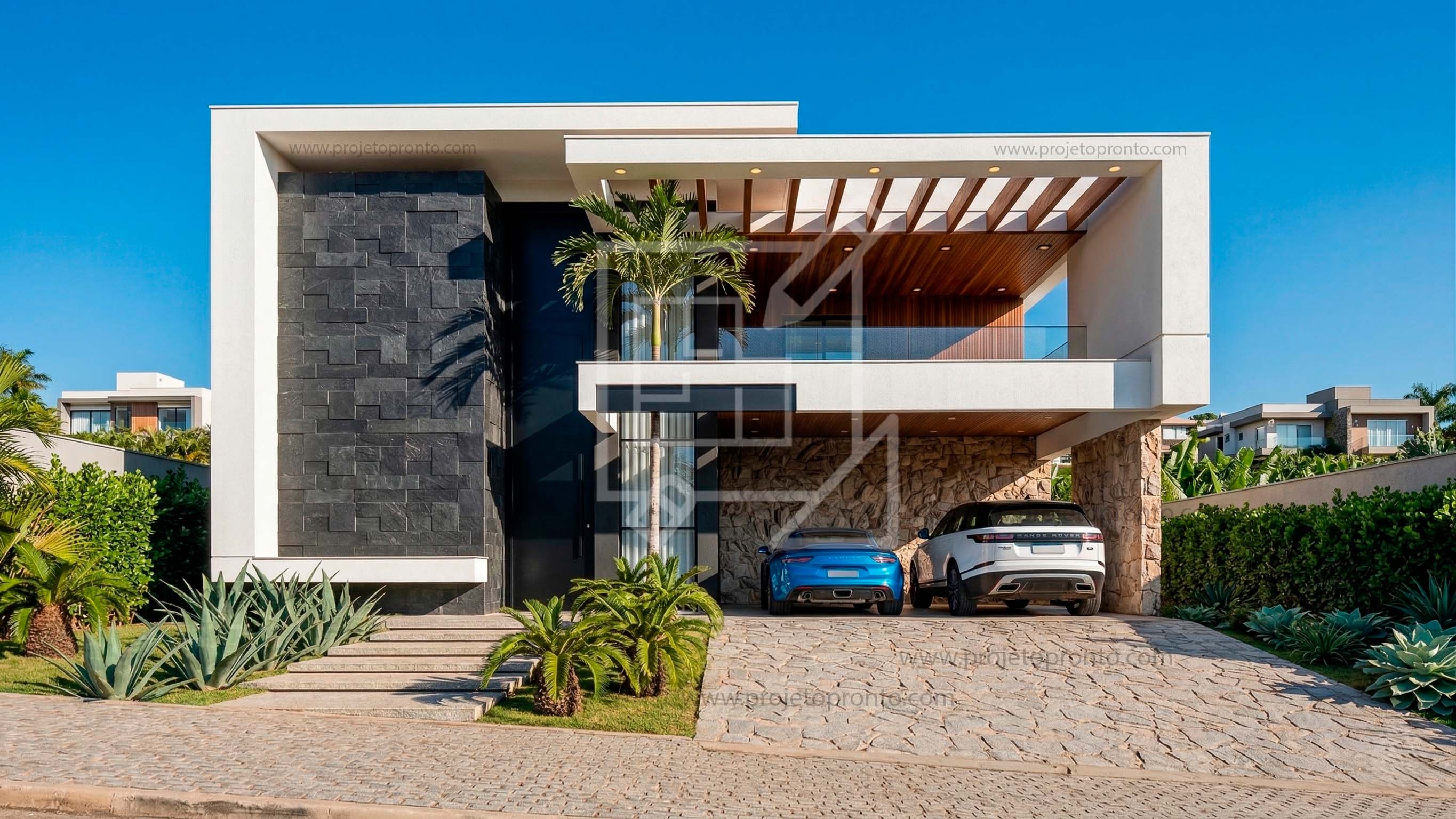 projeto casa alto padrão